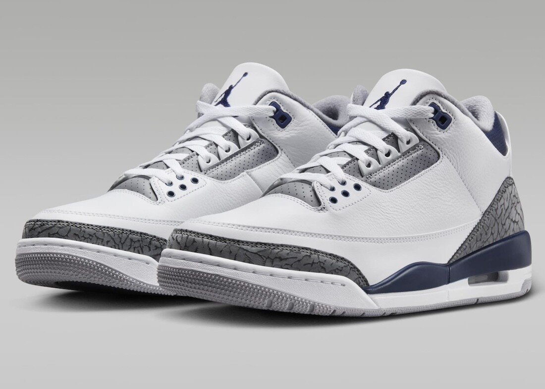 navy 3 jordan
