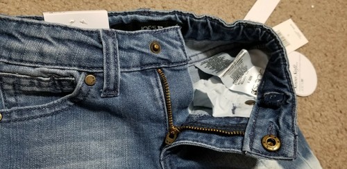 Joe's The Finn Mid Rise Bleached Stretch Bermuda Shorts- Little Girls Size 5 - Picture 4 of 6