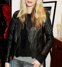 ***gorgeous***all Saints *walker* Butter Soft Leather Jacket, Uk8, Us4, Eu36