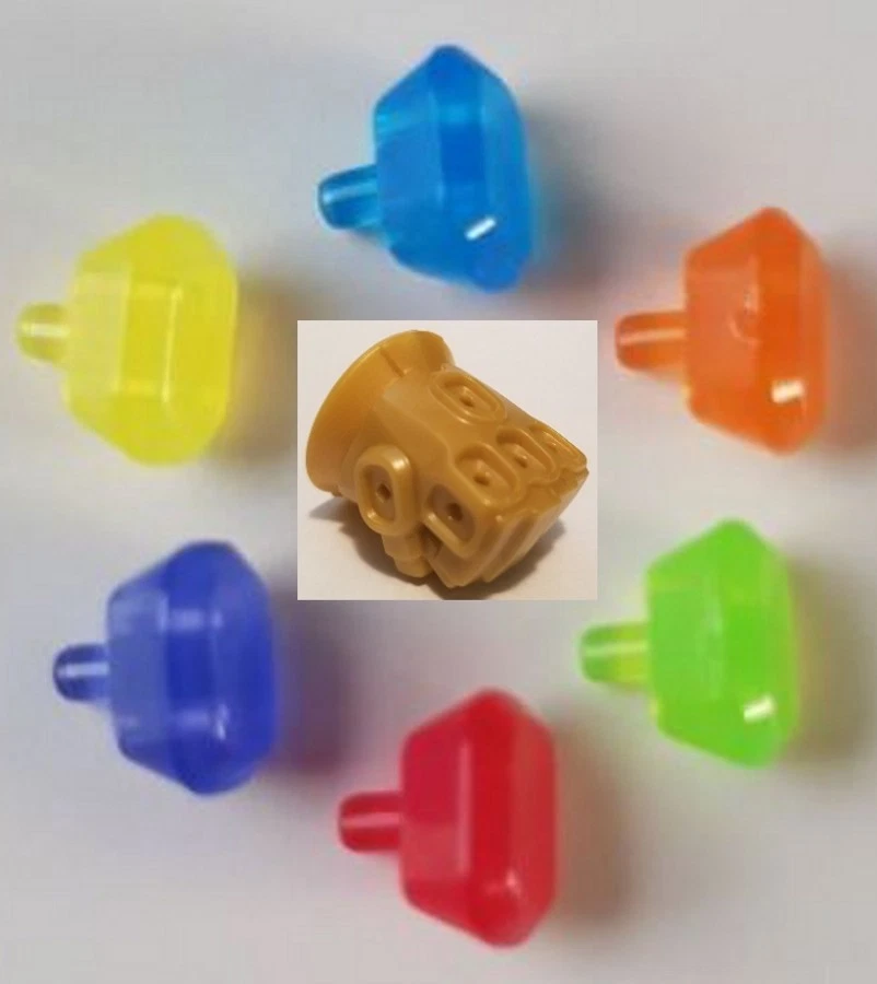 LEGO Minifig Thanos Infinity Gauntlet all 6 Infinity Stones