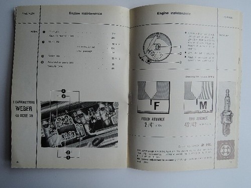 ALFA ROMEO SPIDER 1300 JUNIOR Original INSTRUCTION BOOK Owner's Manual # 1349 - Picture 8 of 19