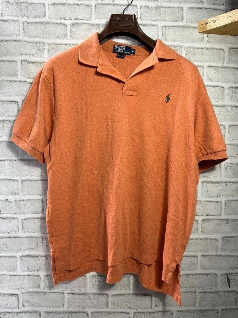 Polo by Ralph Lauren Polo Men s X Large Solid Color Shirt MW13 Orange Pullover