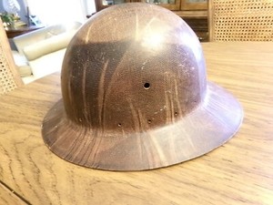 Vintage Army Hard Hat Helmet