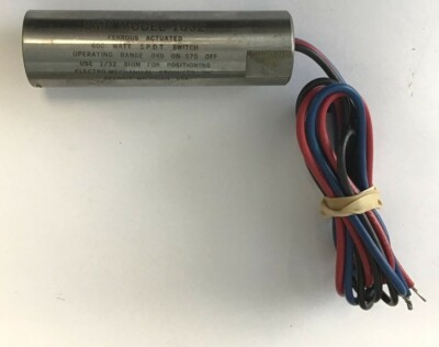 ELECTRO-MECHANICAL EMP MODEL 1032 FERROUS ACTUATED 600WATT S.P.DT. SWITCH 