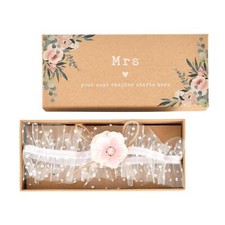 Wedding Garter for Bride White Tulle Pink Flower