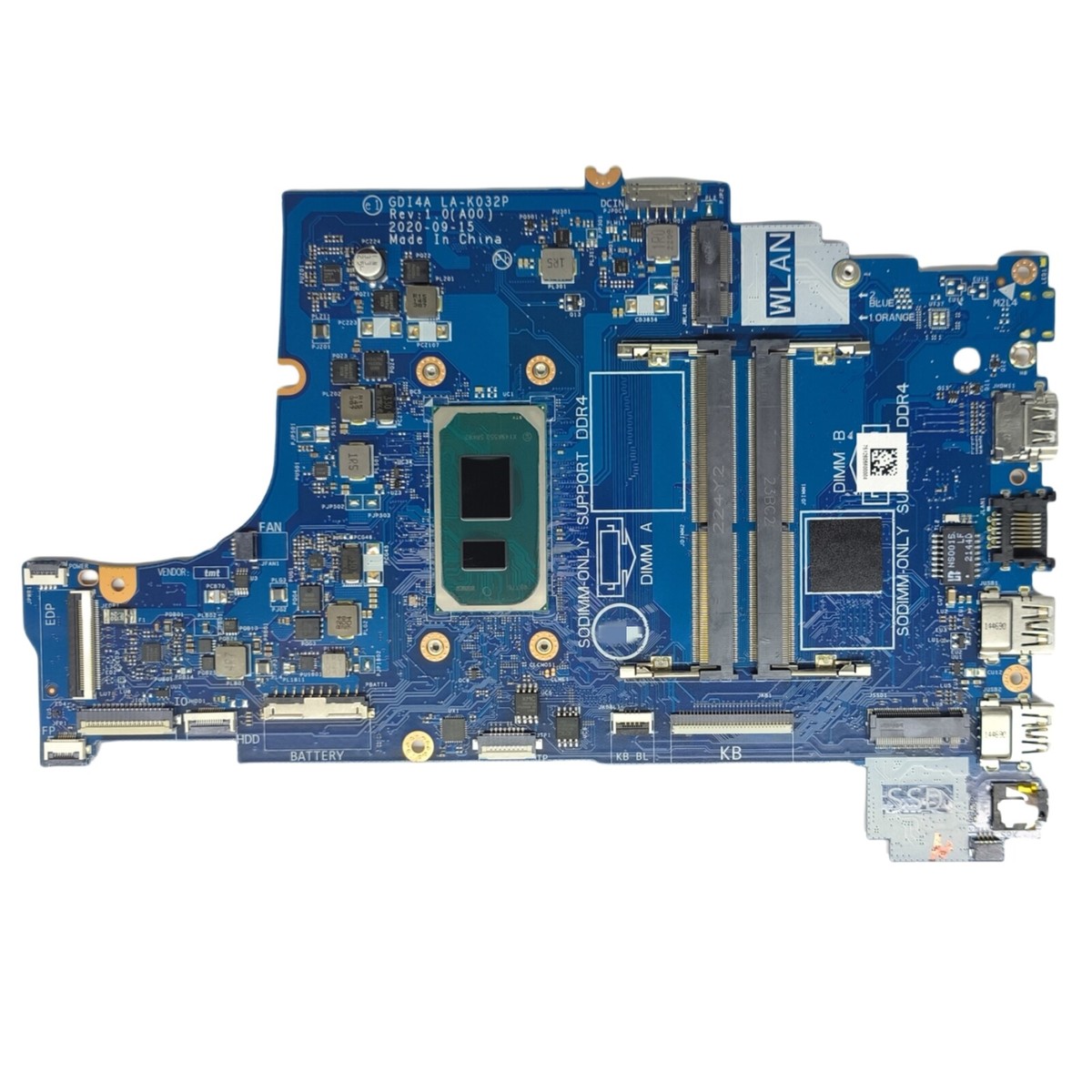 084CD4 FOR Dell Vostro 3400 3500 Inspiron 3501 Motherboard LA