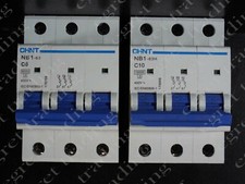 Image of Chint NB1-63H 63 3 Pole/Phase 6kA 10kA MCB Circuit Breaker - NEW Free Delivery