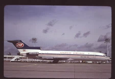 Dupe 35mm airline slide JAT Yugoslav Airlines 727-2H9 YU-AKJ