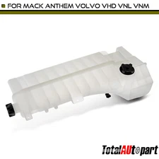 Engine Coolant Reservoir Expansion Tank w/ Cap for Volvo VNL VHD Mack CHU Front