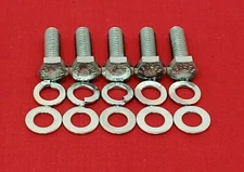 1949-53 FORD TIMING COVER BOLTS KIT V8 FLATHEAD STAINLESS STEEL HEX SCREW SET