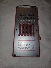 Vtg Magic-Brain Calculator Made In Japan