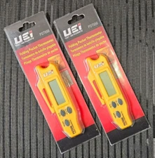 2 x UEi PDT650 Folding Probe Pocket Thermometer with Easy-to-Read Display Magnet