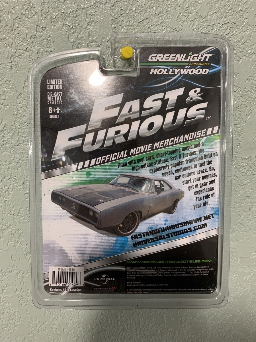GREENLIGHT ワイルドスピード DODGE CHARGER Greenlight 1:64 Fast & Furious Dom's Dodge Charger Series #1