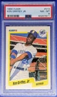 1990 Fleer KEN GRIFFEY JR #513 PSA8 Seattle Mariners
