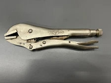 (V) VINTAGE PETERSEN DEWITT VISE GRIP 10R STRAIGHT JAW LOCKING PLIERS VGC - USA