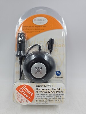 2004 Cingular Smart Drive+ Car Kit Motorola LG Nokia and Other Phones New Black