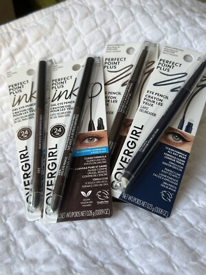 FOUR NEW Covergirl Perfect Point Plus Ink Gel Eye Pencil Gel, 210, 285, 220, 280