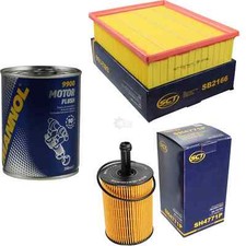 SCT Inspection Set + Motor Flush Pour Audi A4 Avant 2.0 TDI 16V Seat Exeo ST