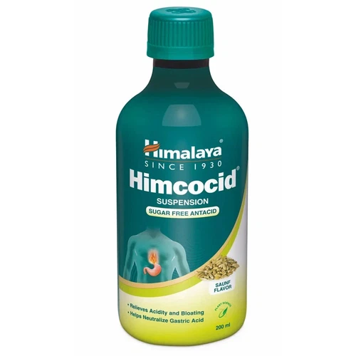 Himalaya HimcocidSF 200 ml SugarFree Herbal Antacid Saunf | Exp Jan 2028 | - Picture 2 of 2