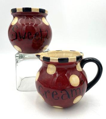 Certified International Family Table Creamer and Open Sugar, Dan Dipaolo Design