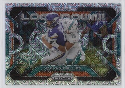 2023 Panini Prizm Lockdown Mojo Prizm 25/25 Jaelan Phillips #LD-7 03rx