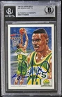 Shawn Kemp Signed 1991-92 Upper Deck Card #96 Beckett 17740806 Supersonics