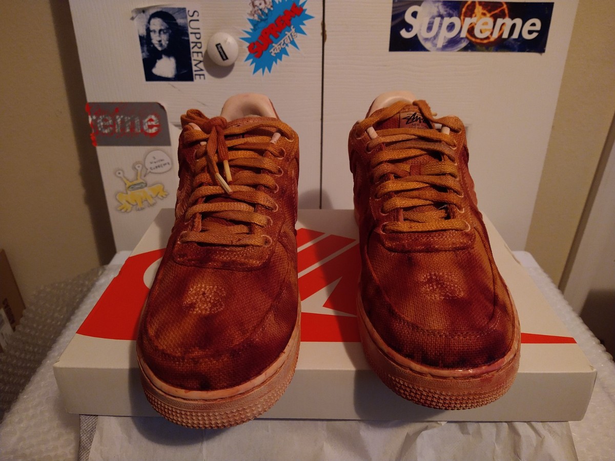 stussy hand dyed air force