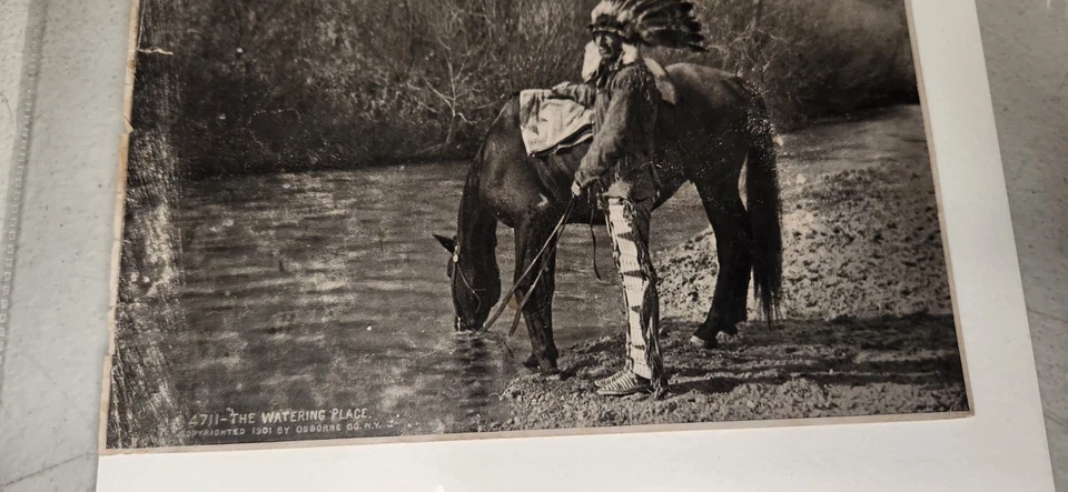 Foto de indio nativo americano 1901 lugar de riego Osborne #2 Foto 3 de 4