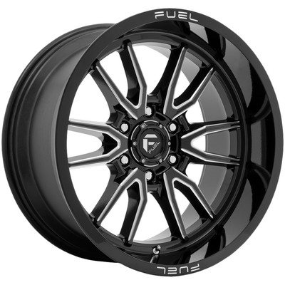 Fuel D761 Clash 17x9 6x5.5'' +1mm Black/Milled Wheel Rim 17'' Inch