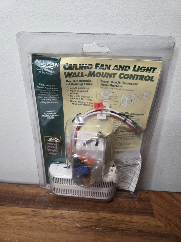 Hunter 27186 Ceiling Fan Light Wall-Mount Control Dimmer All Fan NEW Open Box - Image 3 of 4
