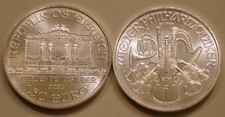 (2) 2022 Silver 1.5 Euro PHILHARMONIC  Austria 2 oz .999 Fine SILVER SUPERB GEM