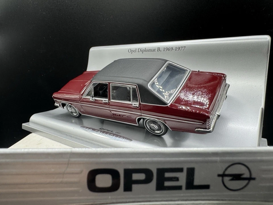 Opel diplomat promozionale Opel Minichamps scala 1/43, prima serie rare in box - Immagine 2 di 4