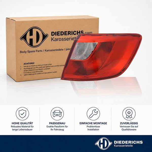 Heckleuchte Rechts Diederichs 7427290 FÜR Seat RÜCkleuchte Hecklicht-image