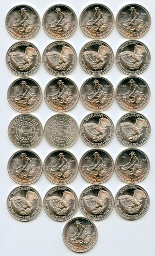 25 x Engelhard Prospector 1 OZ .999 Silver Round Uncirculated