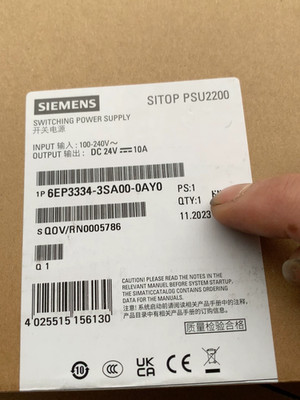 1 Pcs Brand New Siemens 6EP3334-3SA00-0AY0 Power Supply Fast shipping DHL/Fedex