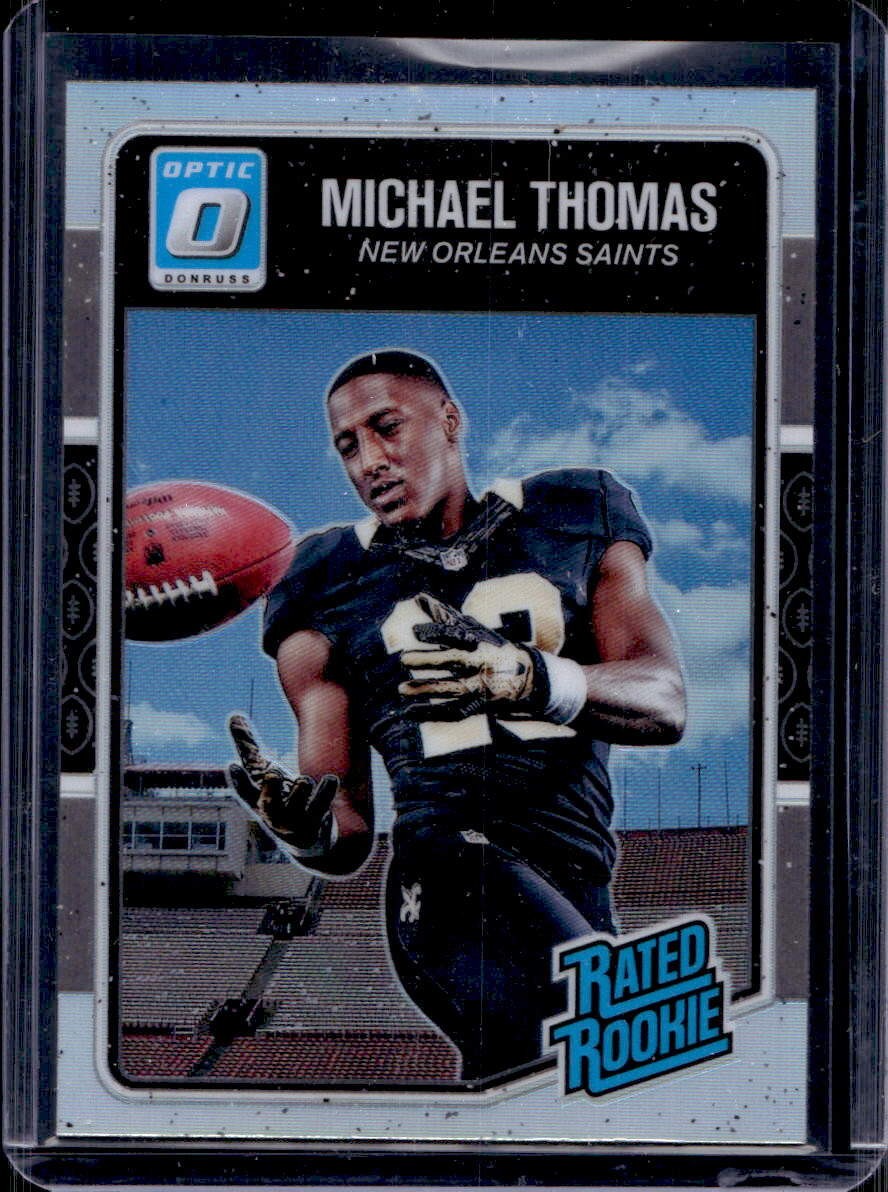 Michael Thomas 2016 Donruss Optic #186 Rated Rookie Silver Holo Prizm