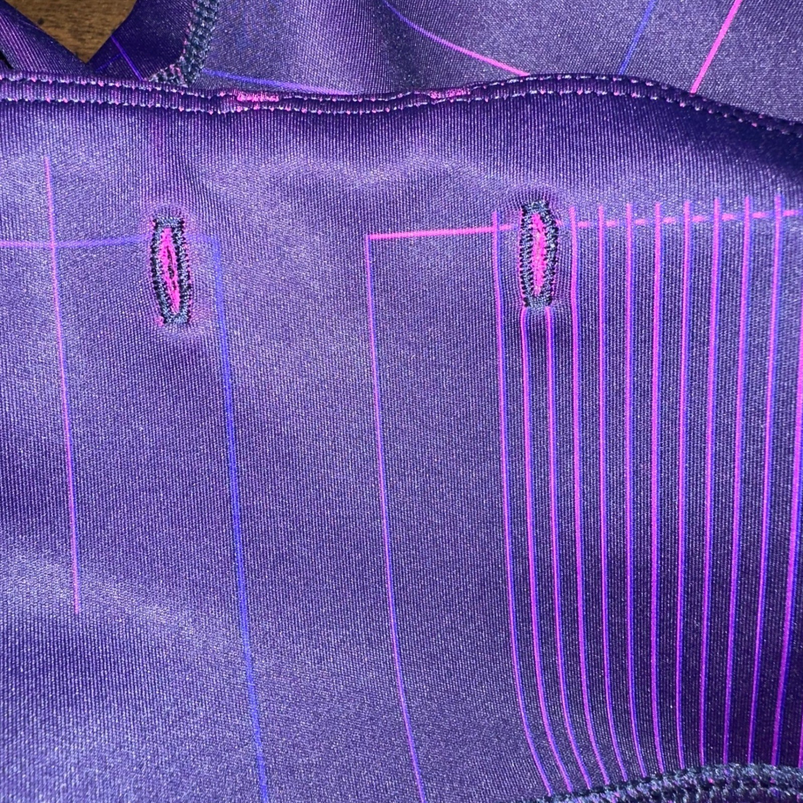 Brooks Women's Running Leggings Purple Geometric Activewear Size L No drawstring thumbnail 7