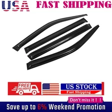 Vent Shade Fits Honda Pilot 2003-2008 4pcs Tape-on 4x Out Channel Acrylic