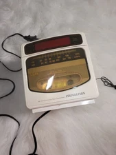 Vtg SOUNDESIGN AM/FM CLOCK RADIO CASSETTE PLAYER