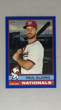 2025 Topps Heritage High Number Dark Blue Bordered #663 Paul DeJong Nationals🔥