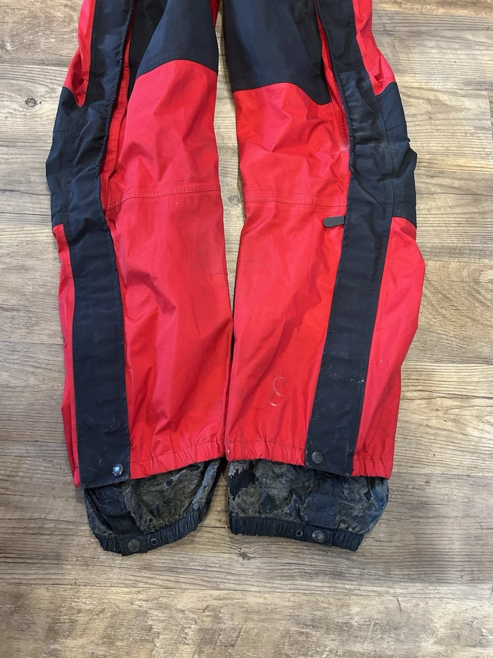 The North Face Gore Tex Snow Ski Wind Jump Suit Size M Red Black One Piece *READ - Image 3 of 4