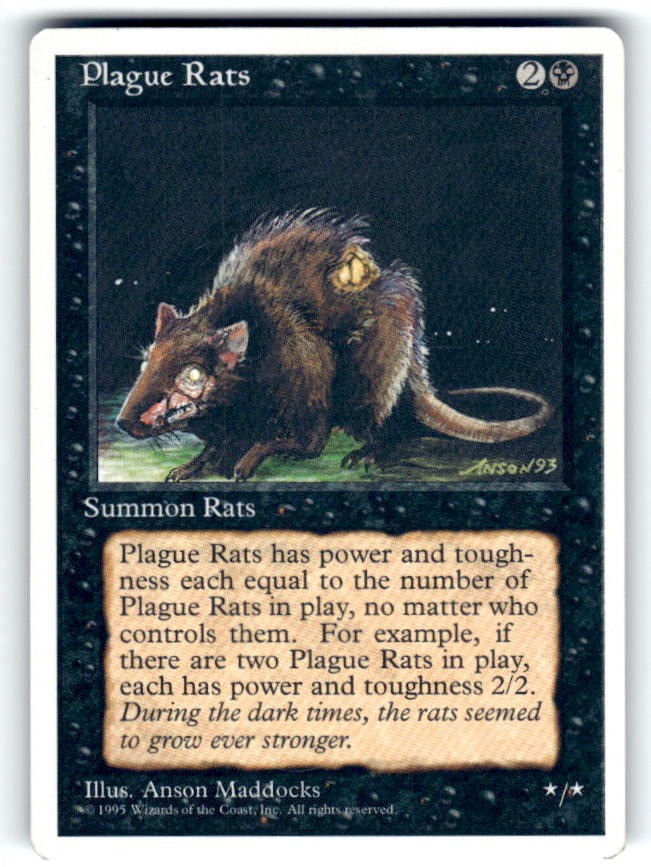 Fourth Edition Plague Rats