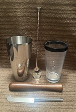 BarCraft 4 Piece Mojito Cocktail Making Kit Set Stainless Steel Dishwasher Safe