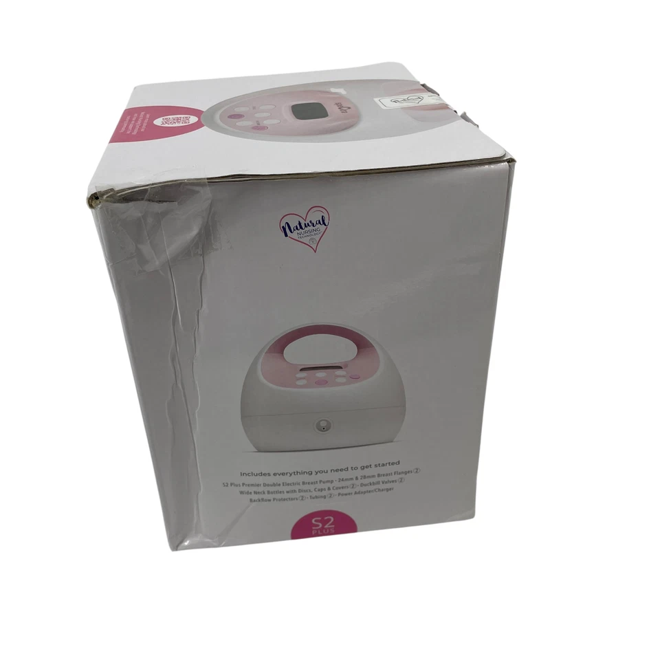 Extractor de leche materna eléctrico doble Spectra S2 Plus CAJA DAÑADA ROSA #NOD1305 Foto 3 de 4