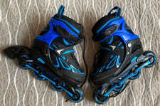 ZPM Sports Roller Blades Inline Skates ABEC-7 Boys Youth Size Small GUC