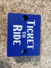 PLA 3D printed Ticket To Ride Train Storage Box - Blue 4