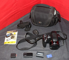 Sony Cyber-shot DSC-HX1  9.1MP  20x Optical Zoom Digital Camera w/ Bag Untested