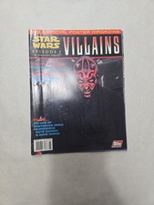 STAR WARS VILLIANS MAGAZINE - EPISODE 1 PHANTOM MENACE - POSTERS - L 15850 Ut