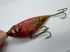 5” Bruce’s Tackle Box Drop Belly Red Head Carp Glidebait Jerkbait Musky Lure