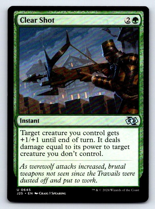 Clear Shot 645 Uncommon Foundations Jumpstart Magic: The Gathering